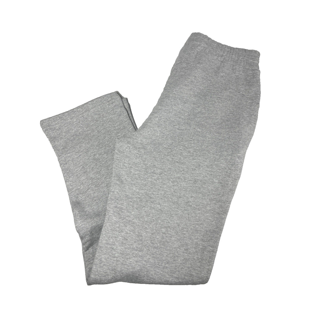 American Giant Mens Straight Sweatpants Large Heather Gray Cotton Fleece